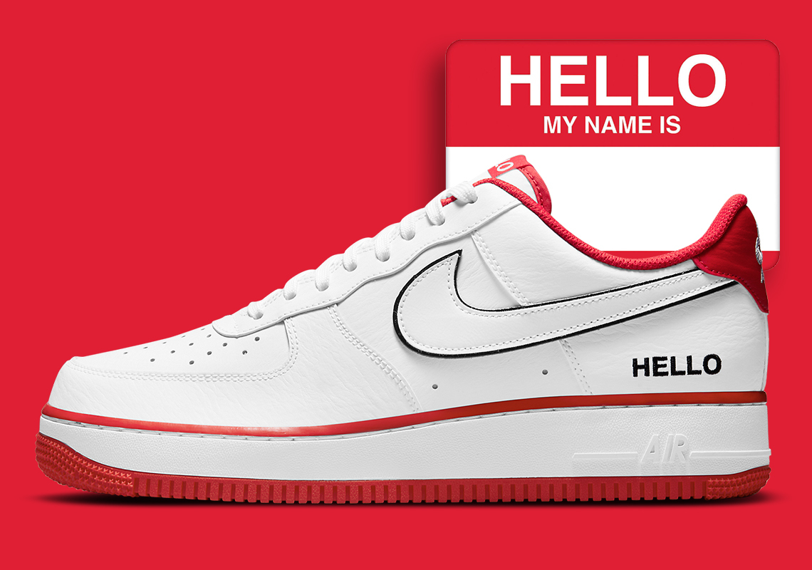 Nike Greets You With The Air Force 1 Low "Name Tag"