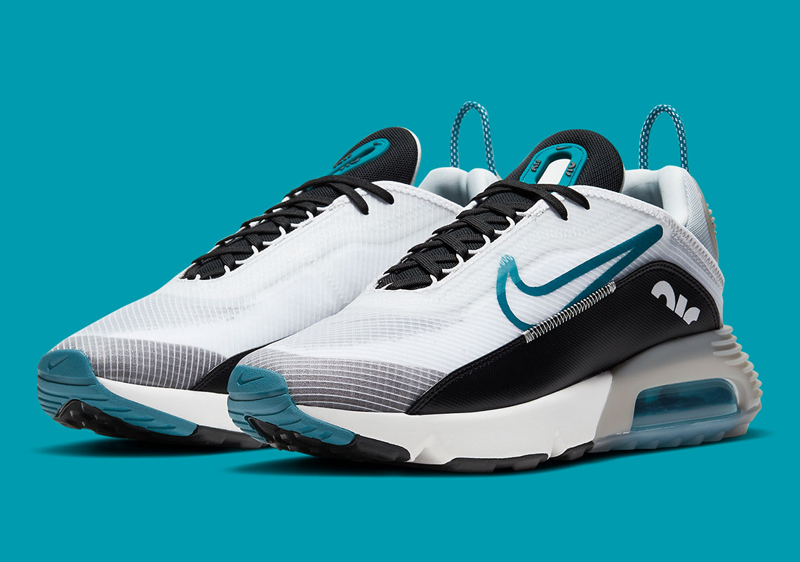 The Nike Air Max 2090 Seen With Befitting OG-Style Color-blocking In "Green Abyss"