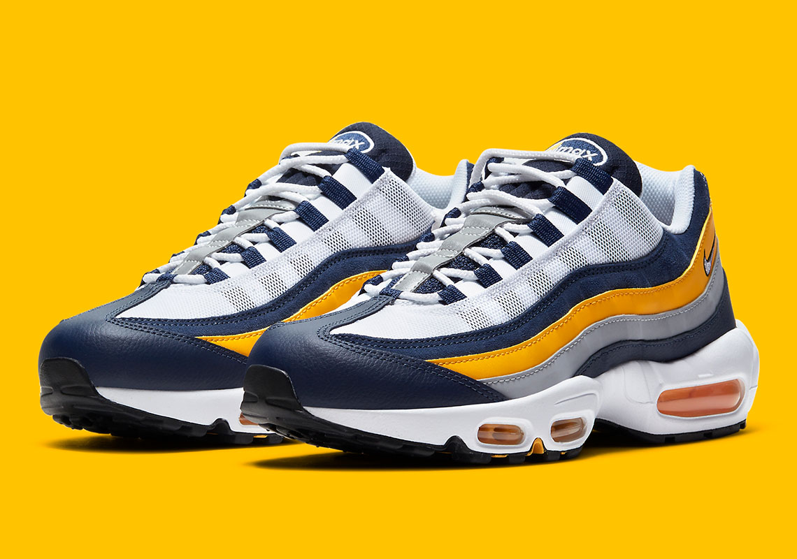 This Michigan-Colored Nike Air Max 95 Reveals A Hint Of Logo Nostalgia