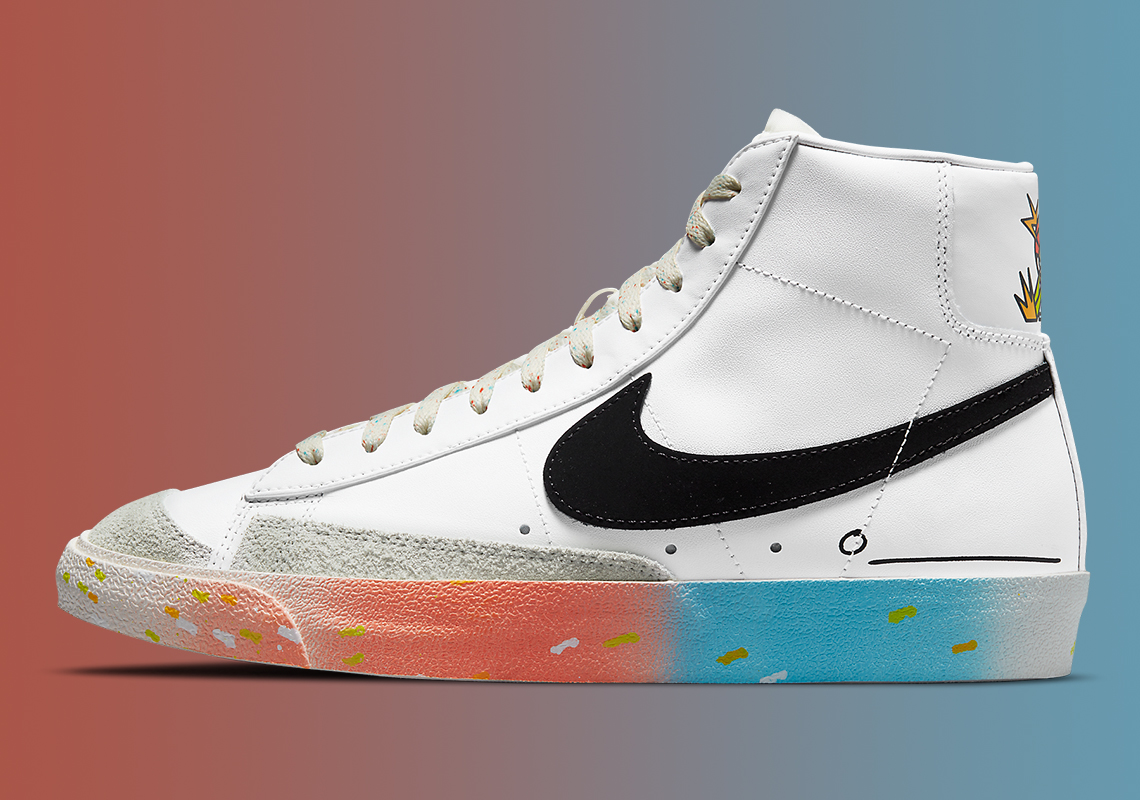 Nike's Basketball-Themed Blazer Mid '77 Covered In Slogans