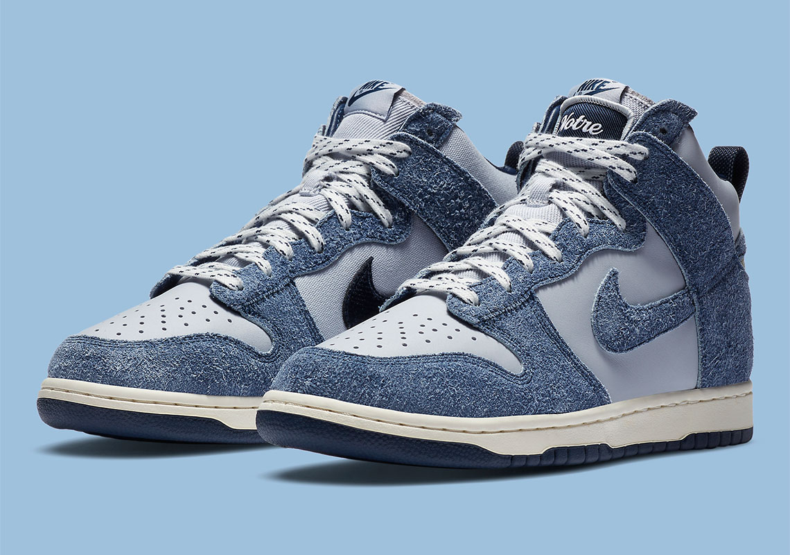 Official Images Of The Notre x Nike Dunk High "Blue Void"