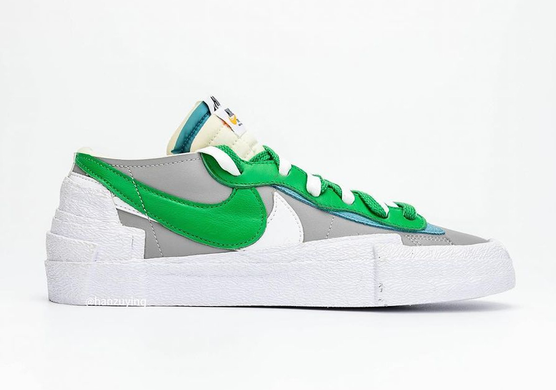 Sacai Nike Blazer Low Classic Green Dd1877 001 3