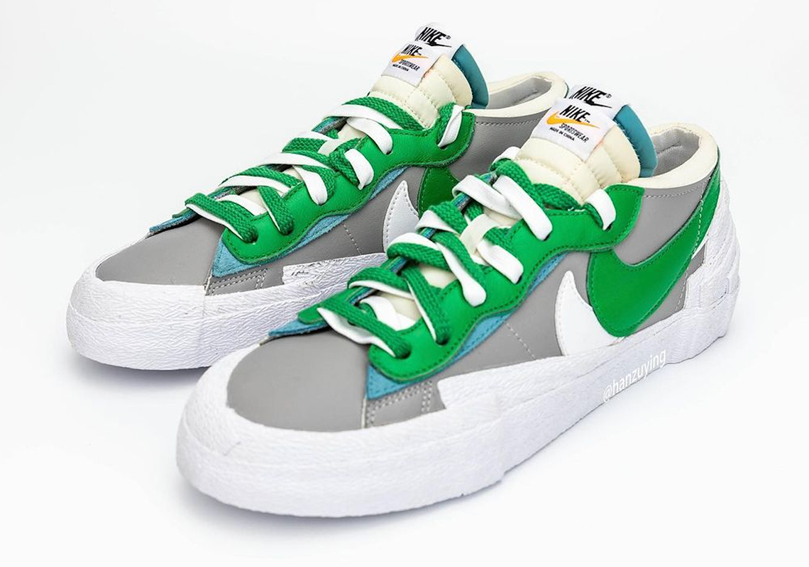 Sacai Nike Blazer Low Classic Green Dd1877 001 4