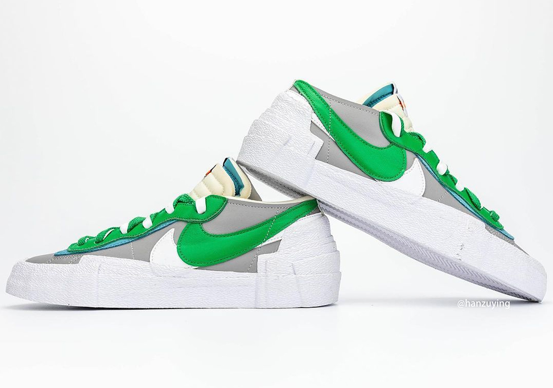 Sacai Nike Blazer Low Classic Green Dd1877 001 8