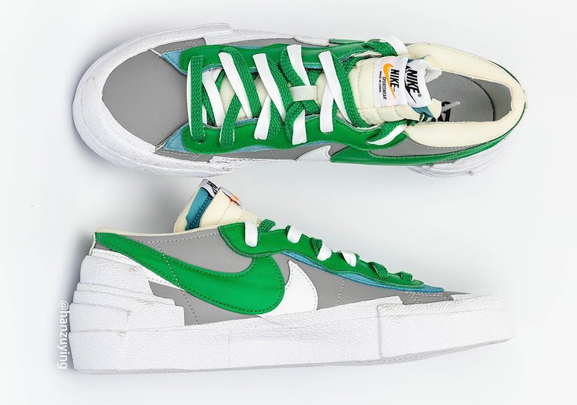 Sacai Nike Blazer Low Classic Green Dd1877 001 9