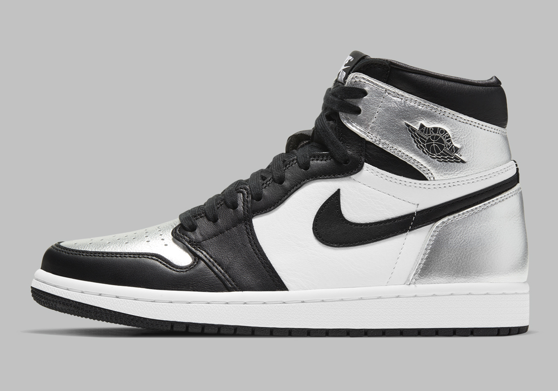 Official Images Of The Air Jordan 1 Retro High OG "Silver Toe"