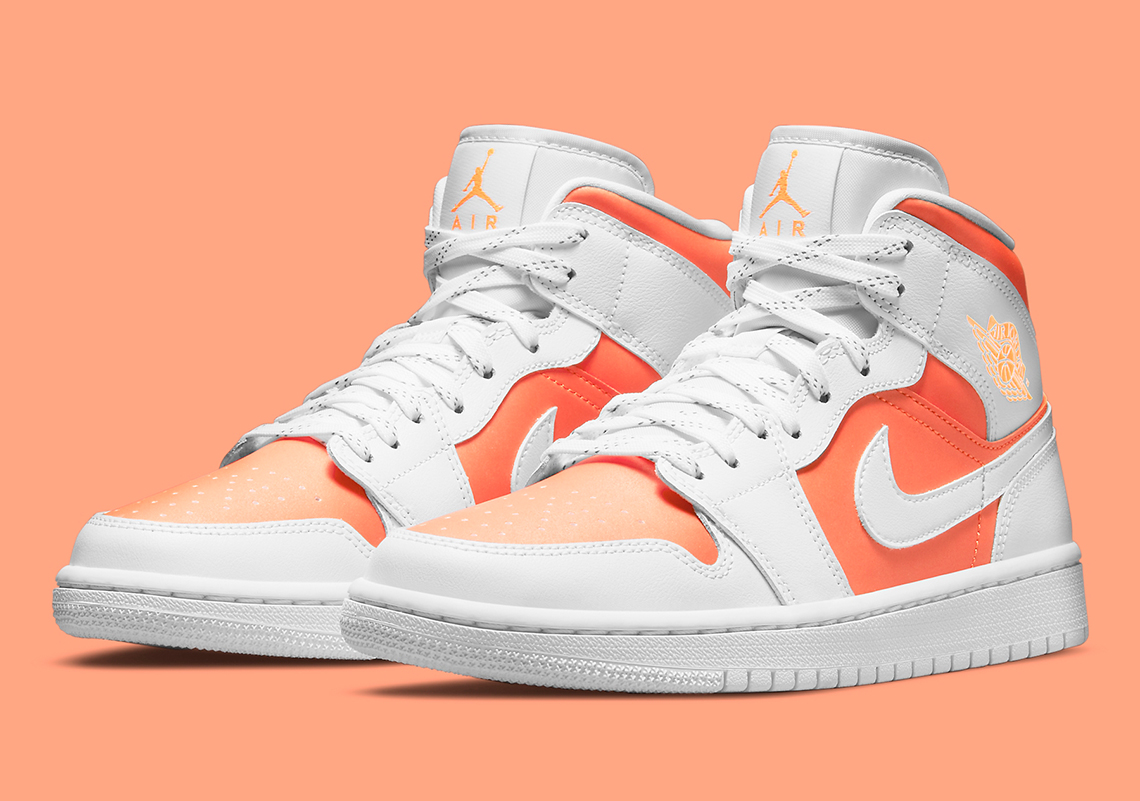 The Air Jordan 1 Mid Takes On A Spring-Ready “Bright Citrus” Colorway