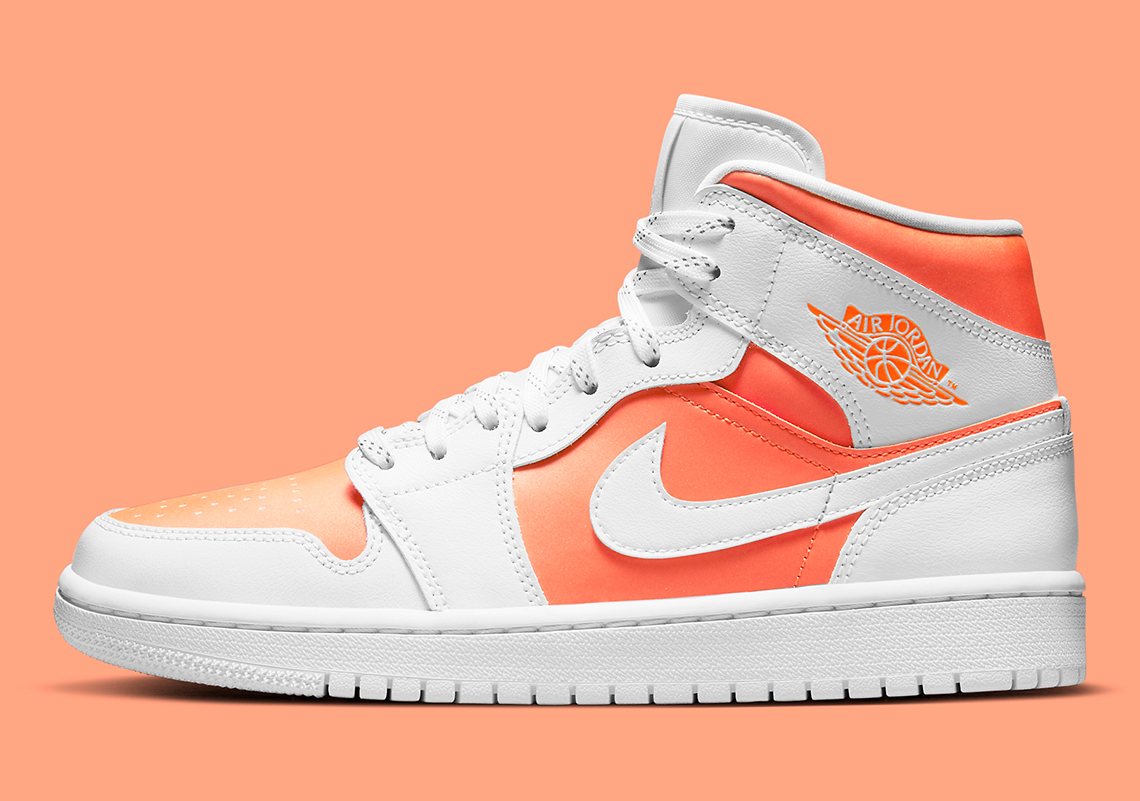 Air Jordan 1 Mid White Orange Cz0774 800 8