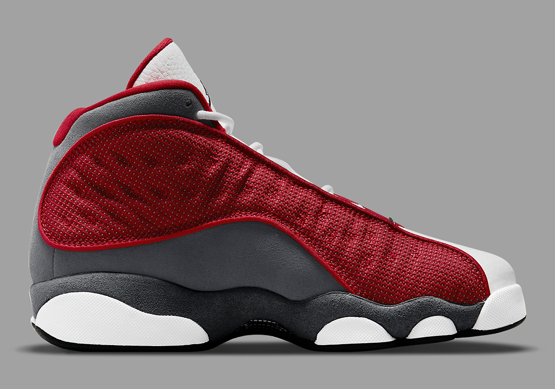 Air Jordan 13 Gym Red Flint Grey Gs 884129 600 2