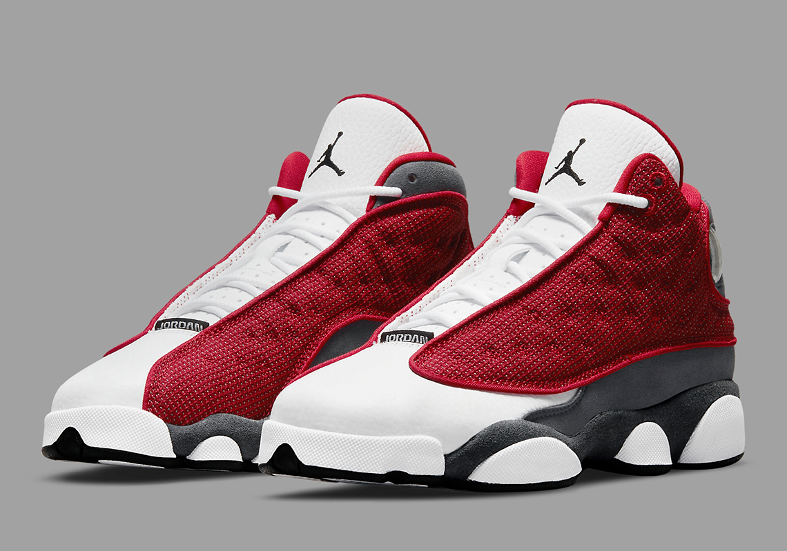 Air Jordan 13 Gym Red Flint Grey Gs 884129 600 3