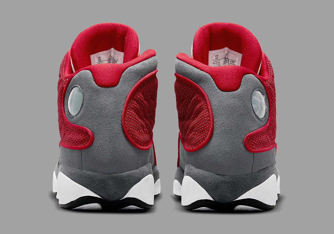 Air Jordan 13 Gym Red Flint Grey Gs 884129 600 5