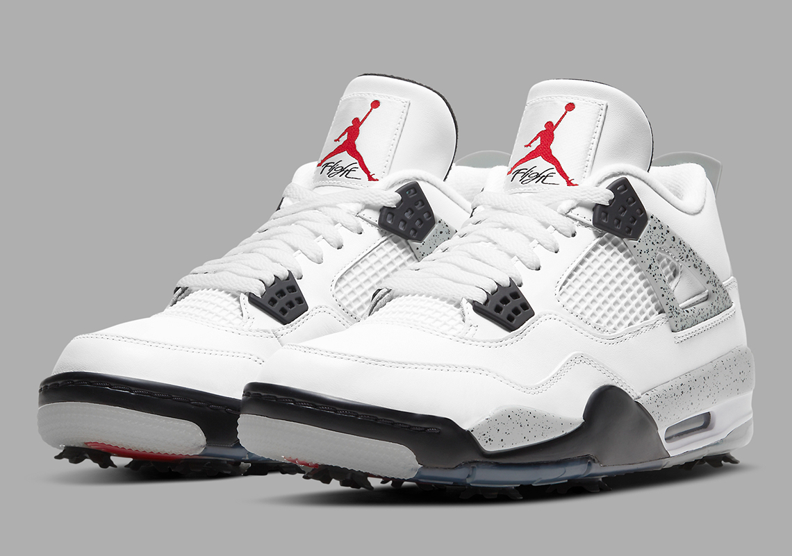 The Air Jordan 4 Golf “White Cement” Releases On March 4th