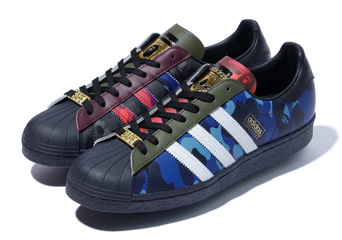 Bape Adidas Superstar 80s Multi 1