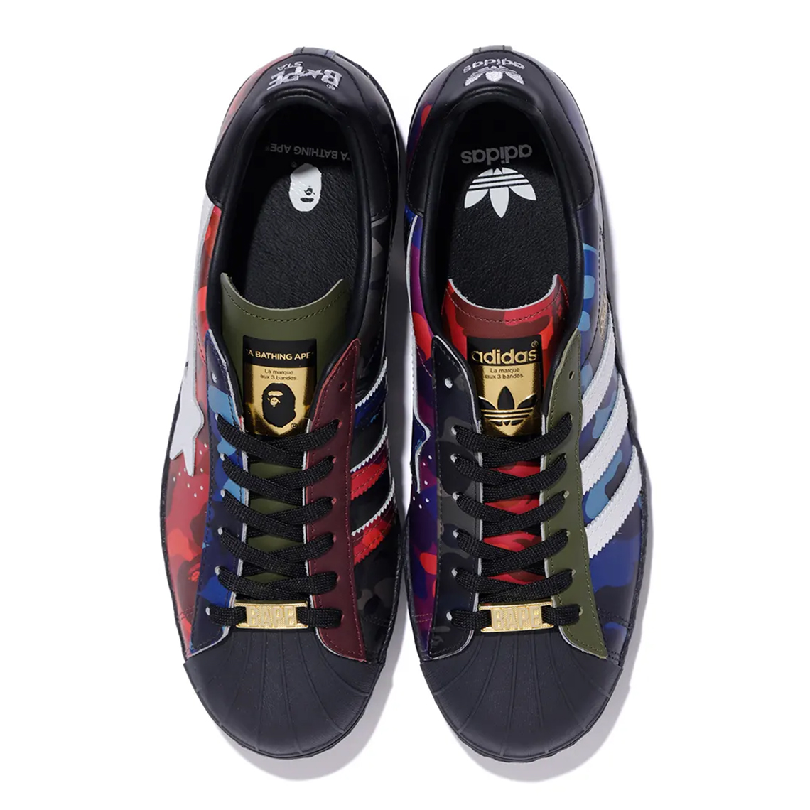 Bape Adidas Superstar 80s Multi 2