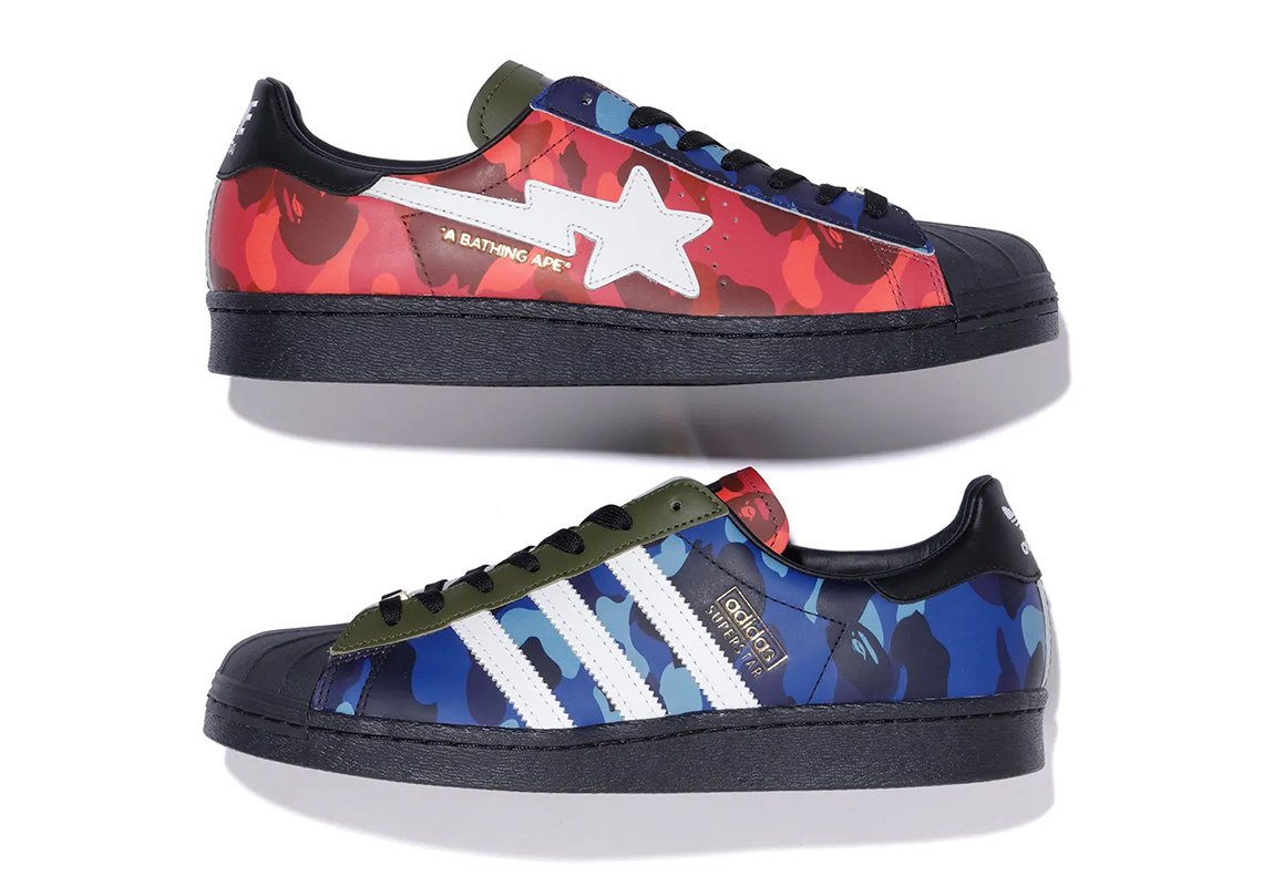 Bape Adidas Superstar 80s Multi 3