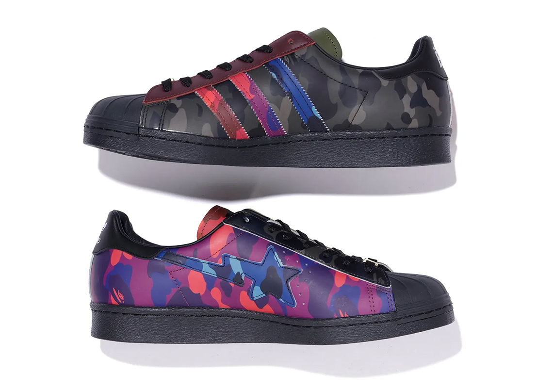 Bape Adidas Superstar 80s Multi 5