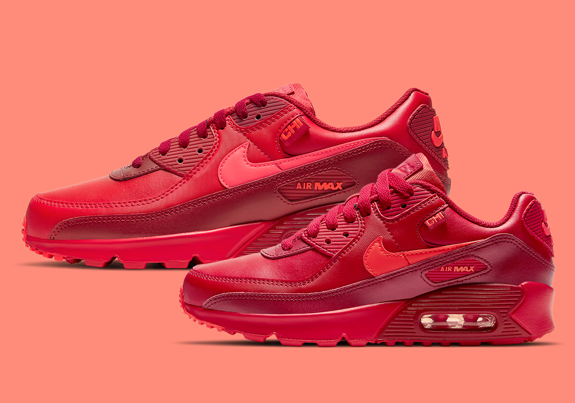 This Red Air Max 90 For Chicago Rounds Out Nike's "City Special" Pack