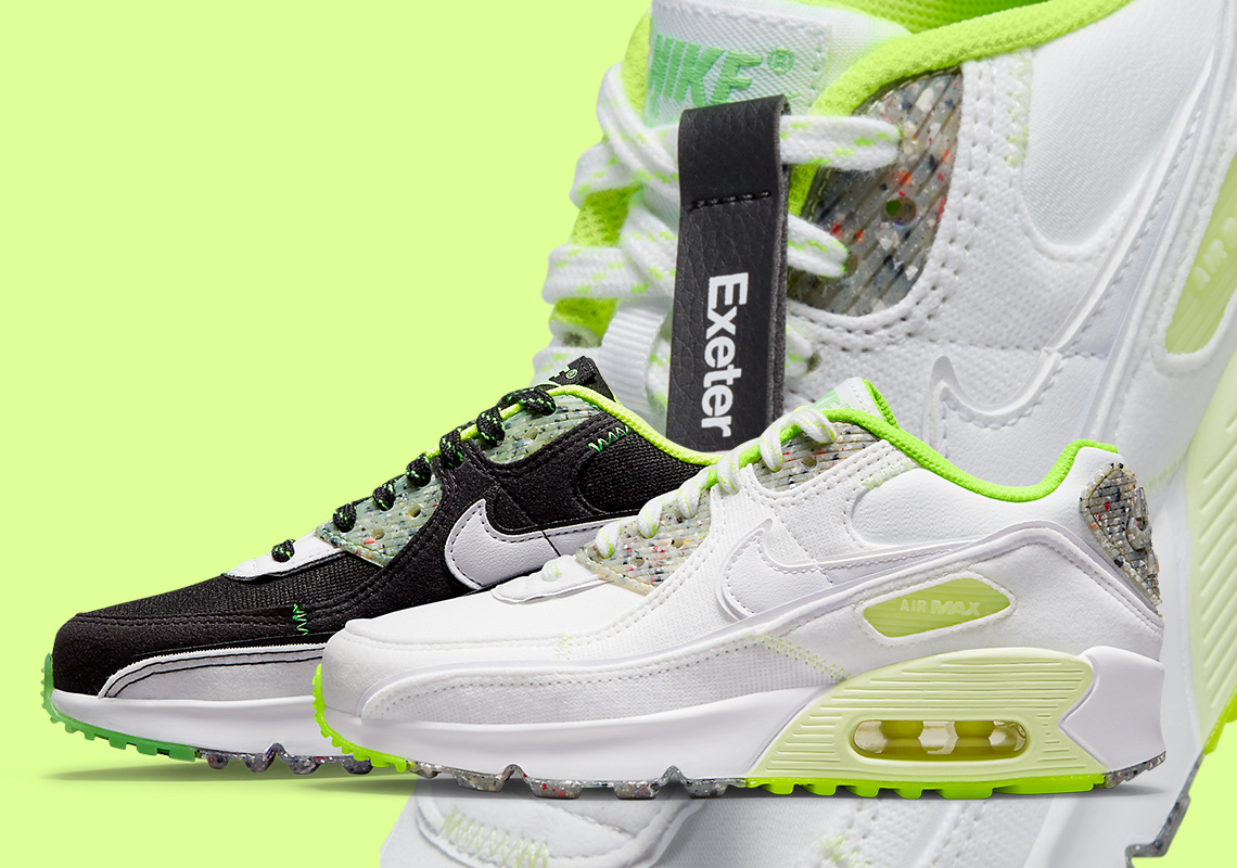 Nike's "Exeter Edition" Collection Includes This Mismatched Air Max 90 With Recycled Grind