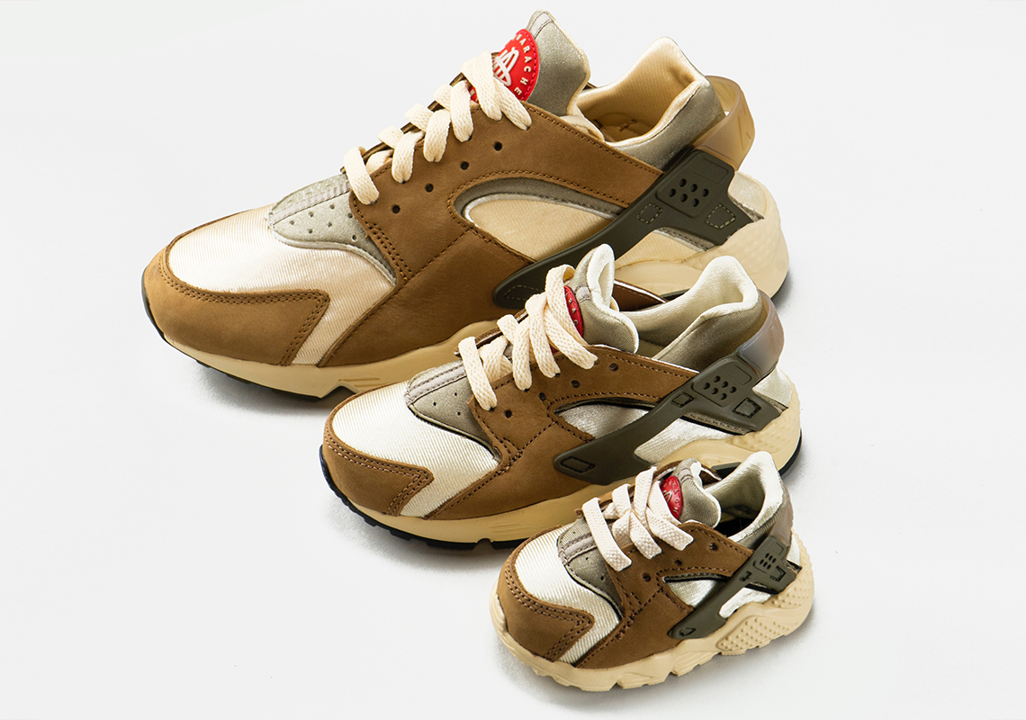 Where To Buy The Stussy x Nike Air Huarache LE "Desert Oak"