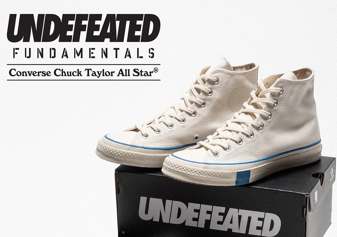 Undefeated And Converse Stick To The "FUNDAMENTALS" With Black And Parchment Chuck 70s