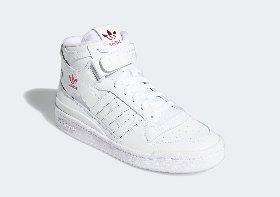 Adidas Forum Mid Cloud White Shock Pink G57984 4