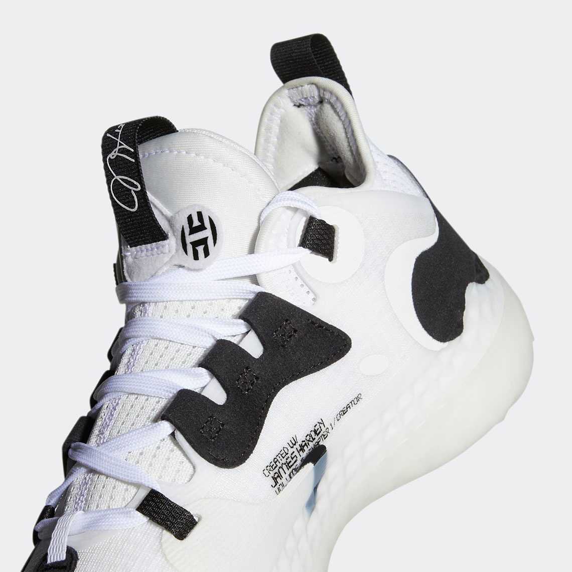 Adidas Harden 5 Cloud White Core Black Crystal White Q46143 5