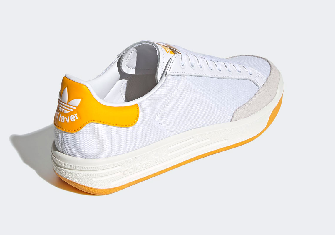 Adidas Rod Laver Cloud White Team Collegiate Gold Off White Fy4731 5