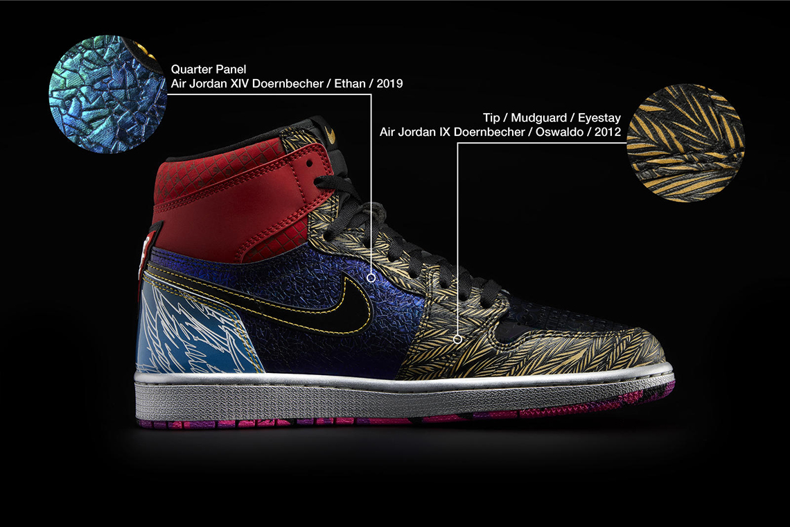 Air Jordan 1 What The Doernbecher Breakdown 3