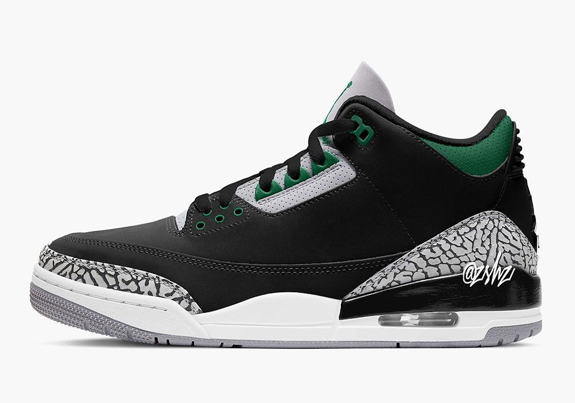 Air Jordan 3 “Pine Green” Releasing In Holiday 2021