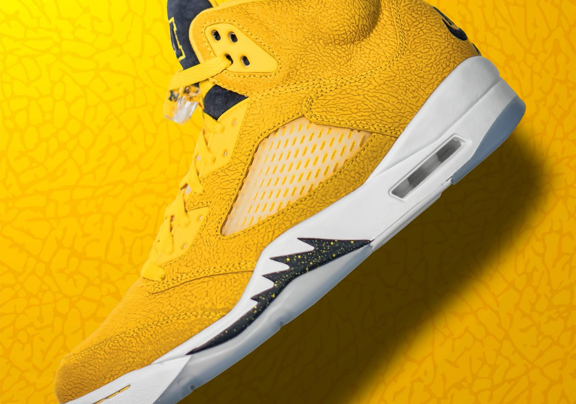 Michigan Wolverines Reveal Their Air Jordan 5 PE