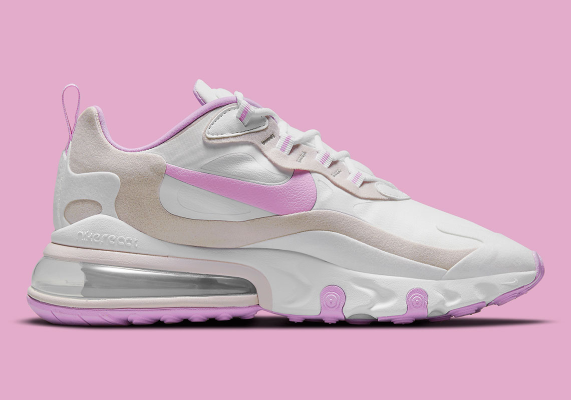 Nike Air Max 270 React Wmns Grey Purple Cz1609 100 4