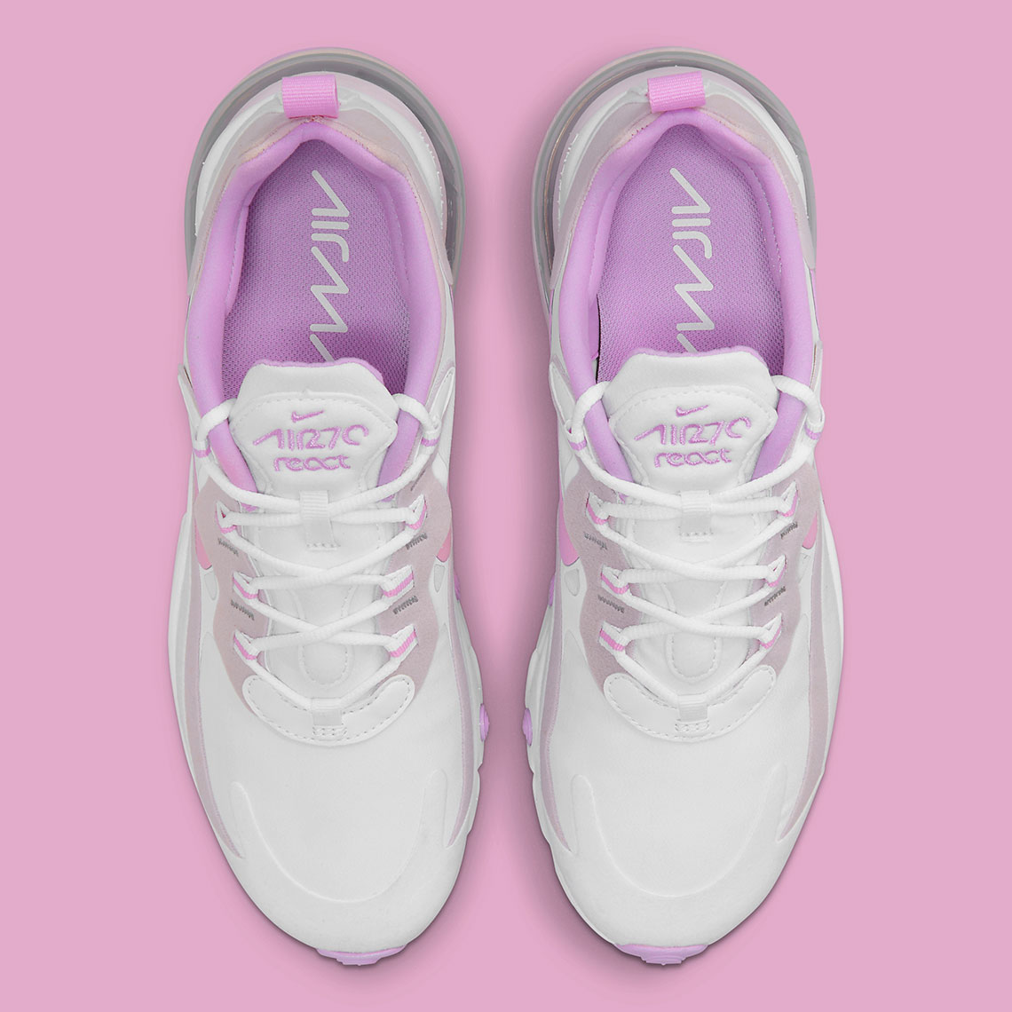 Nike Air Max 270 React Wmns Grey Purple Cz1609 100 6