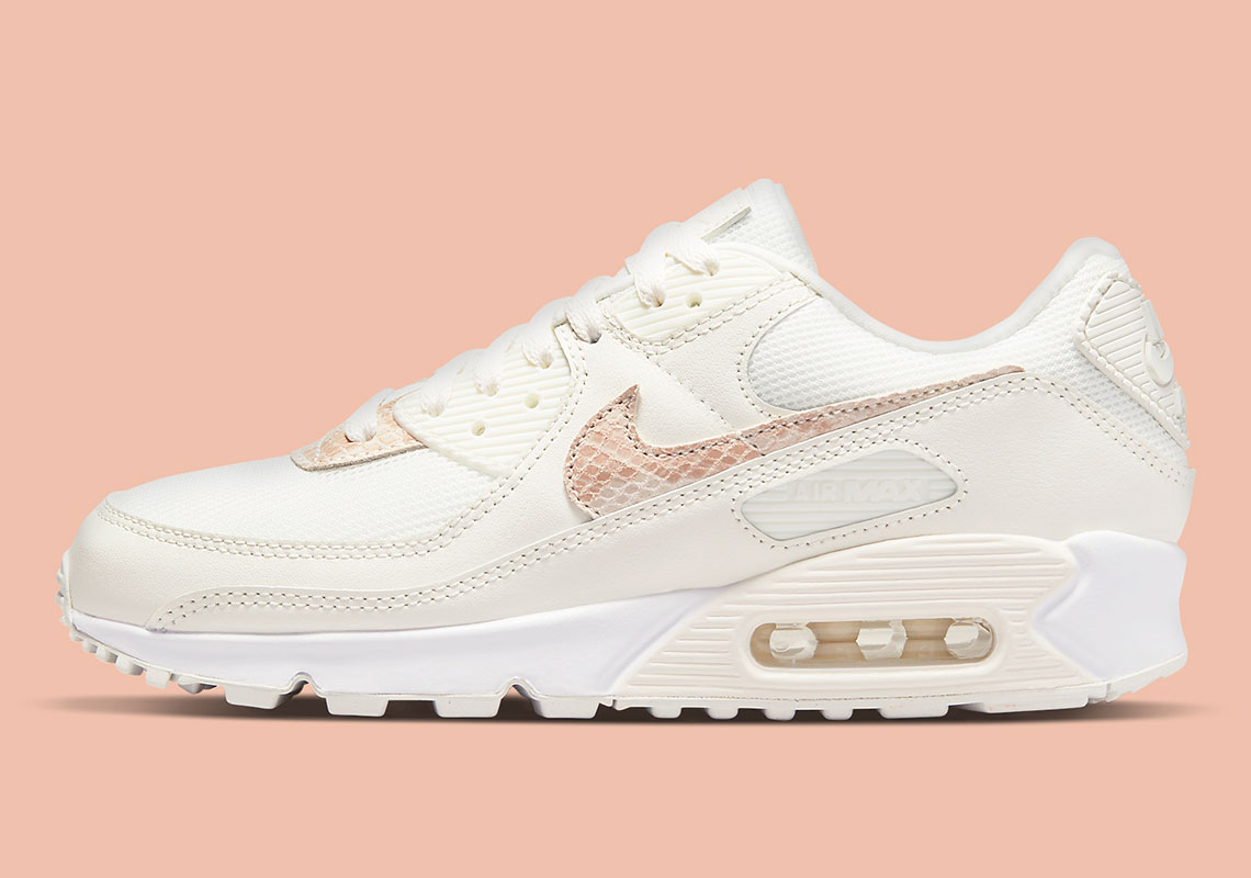 Nike Air Max 90 Wmns Beige Snake Dh4115 101 5