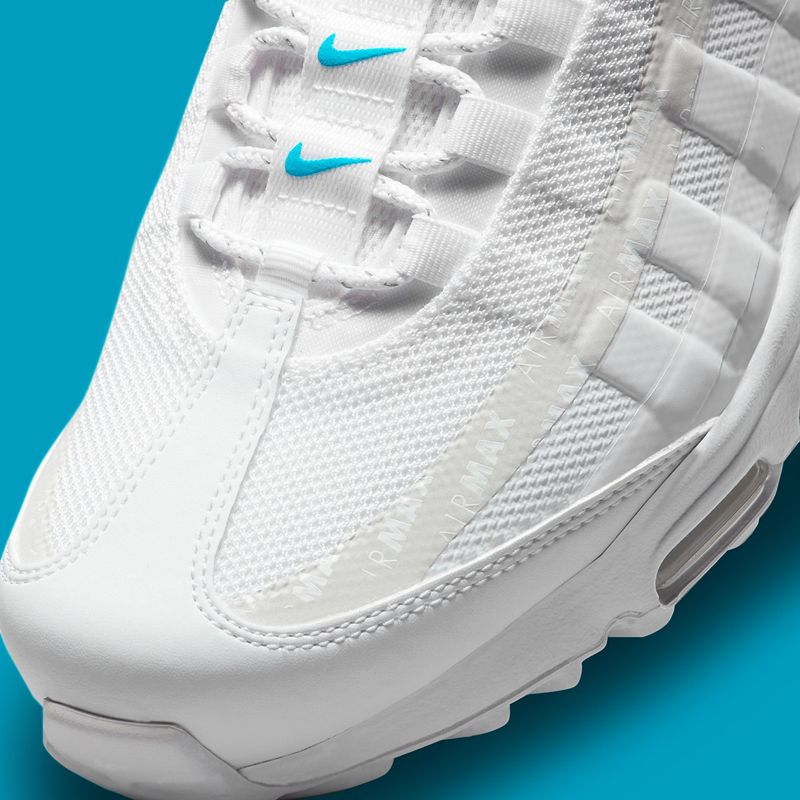 Nike Air Max 95 Ultra White Glacier Blue Dm2815 100 3