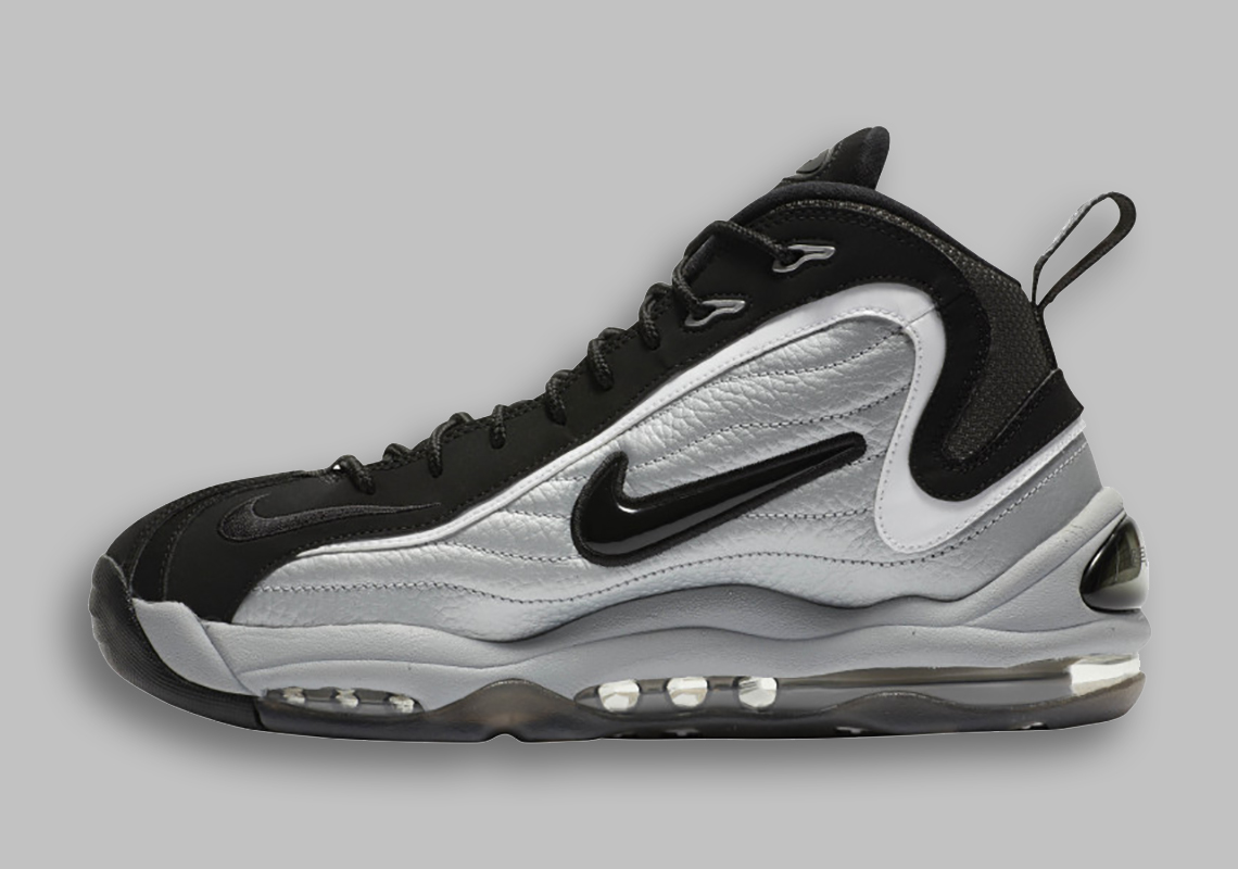 Nike Air Total Max Uptempo Metallic Silver Black White Black Cv0605 001 2