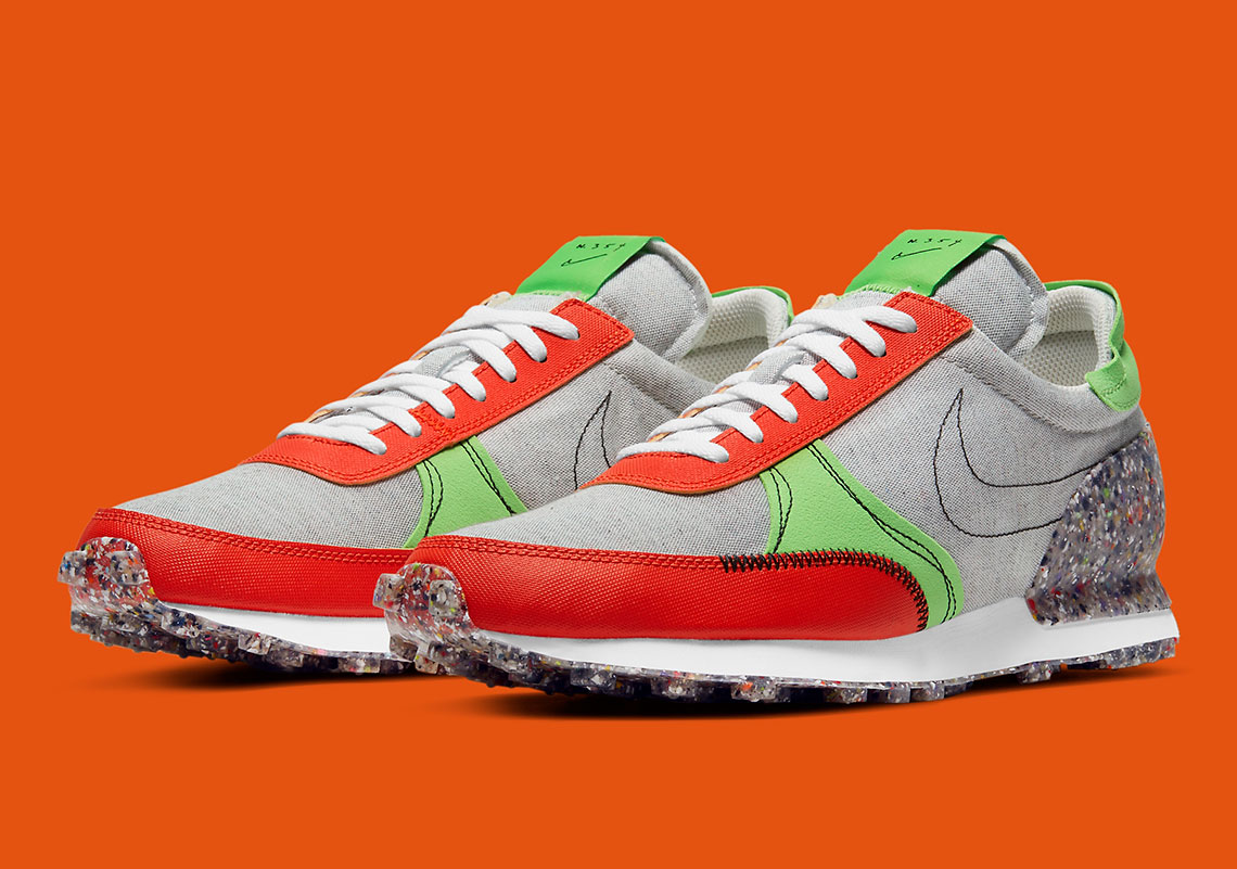 This Nike Daybreak Type Utilizes Recycled Grind Rubber For The Exterior Heel