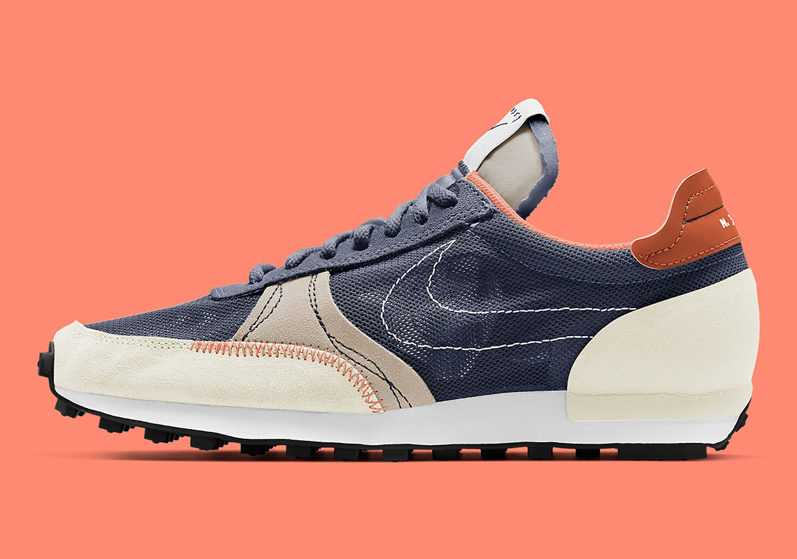 The Nike Daybreak Type Contrasts Navy With Beiges For New "Thunder Blue" Colorway