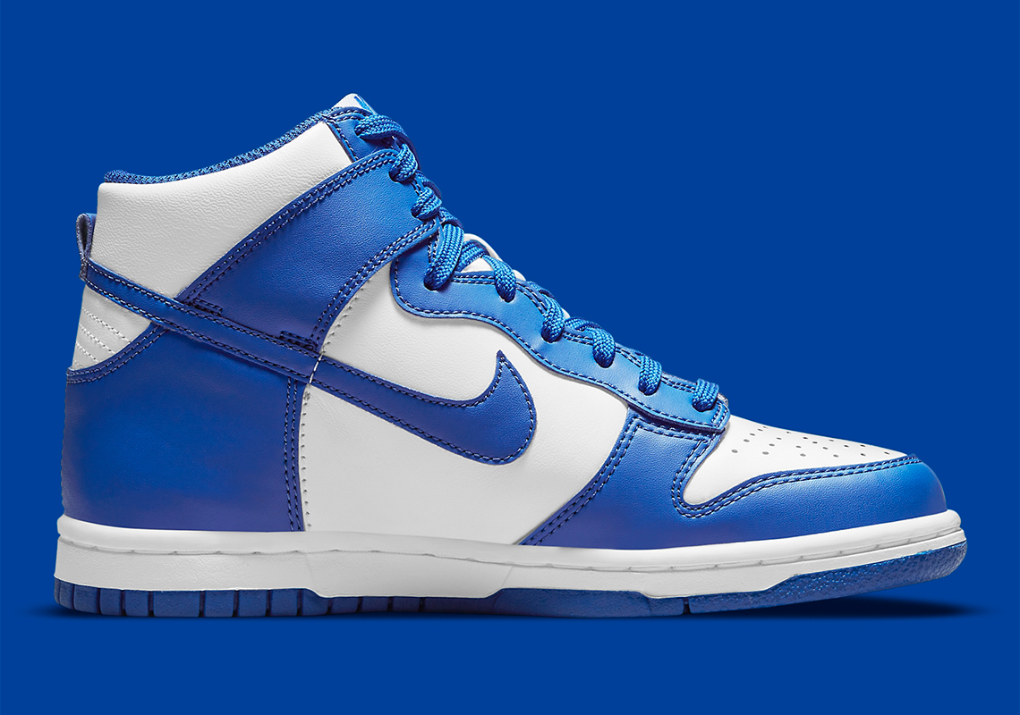 Nike Dunk High White Game Royal Gs Db2179 102 2