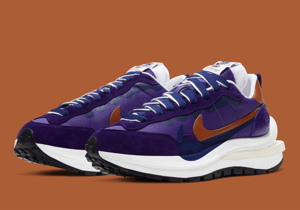 The sacai x Nike VaporWaffle "Dark Iris" Releases On April 29th