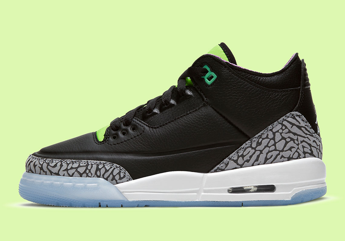 Air Jordan 3 Black Electric Green Da2304 003 7 1