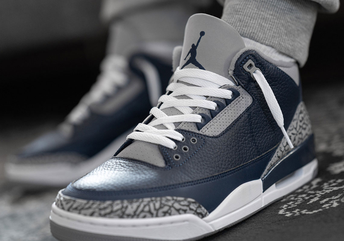 The Air Jordan 3 "Georgetown" Releases Tomorrow