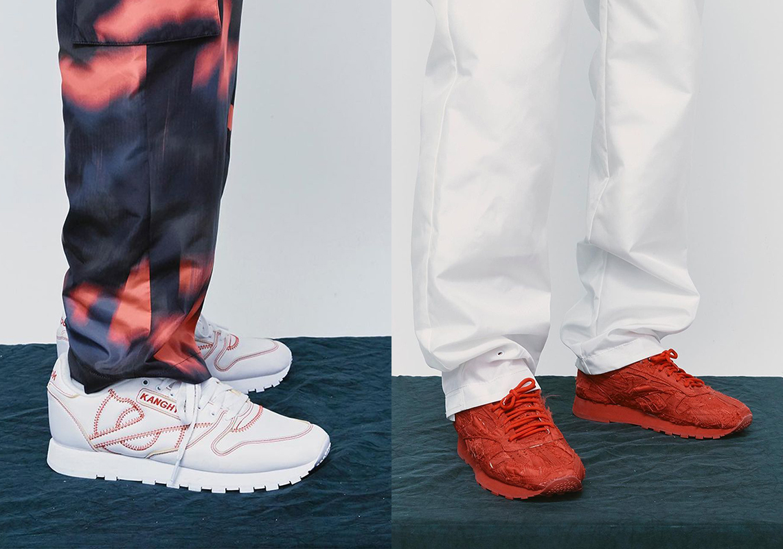 KANGHYUK Reveals A Quartet Of Reebok Classic Leathers For AW21