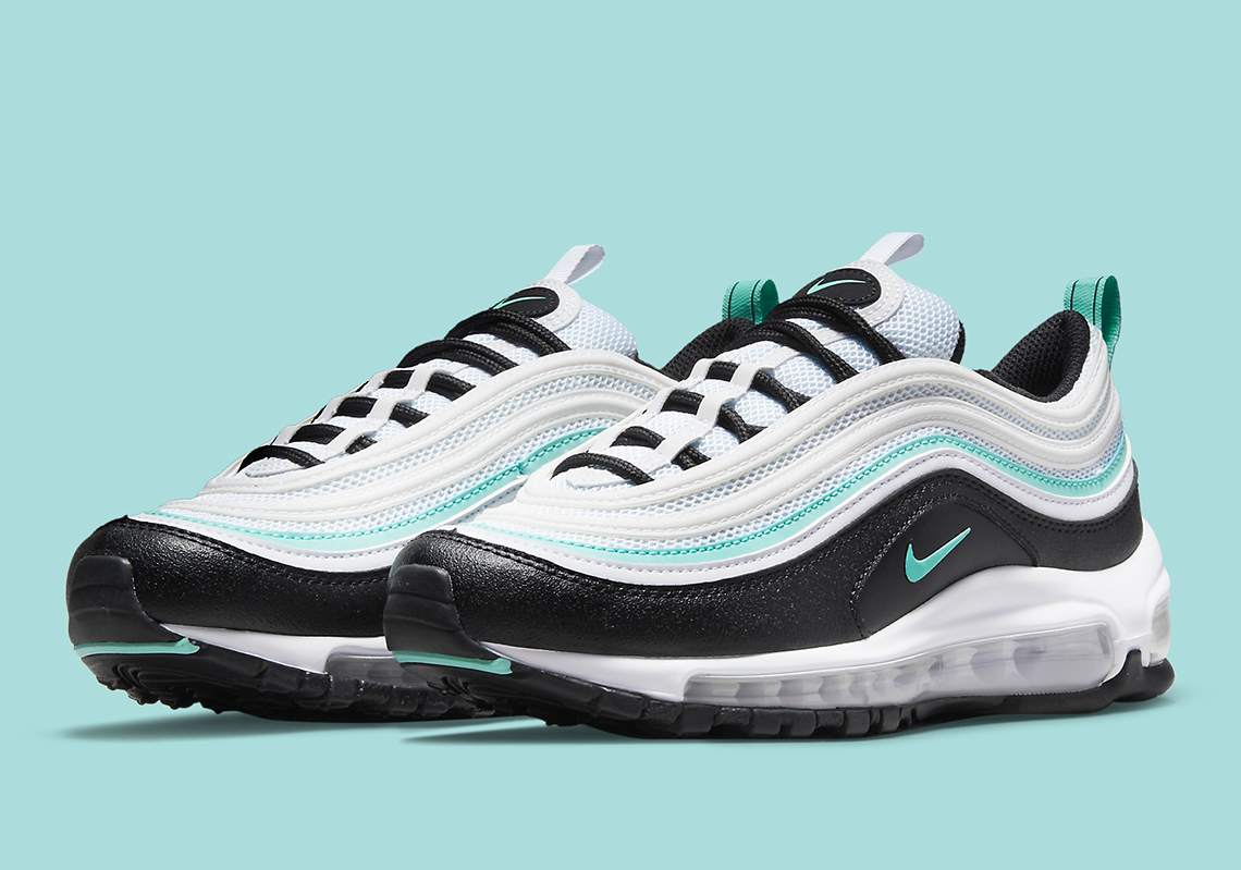 The Nike Air Max 97 Adds A Touch Of Tiffany Blue To This Kids Colorway