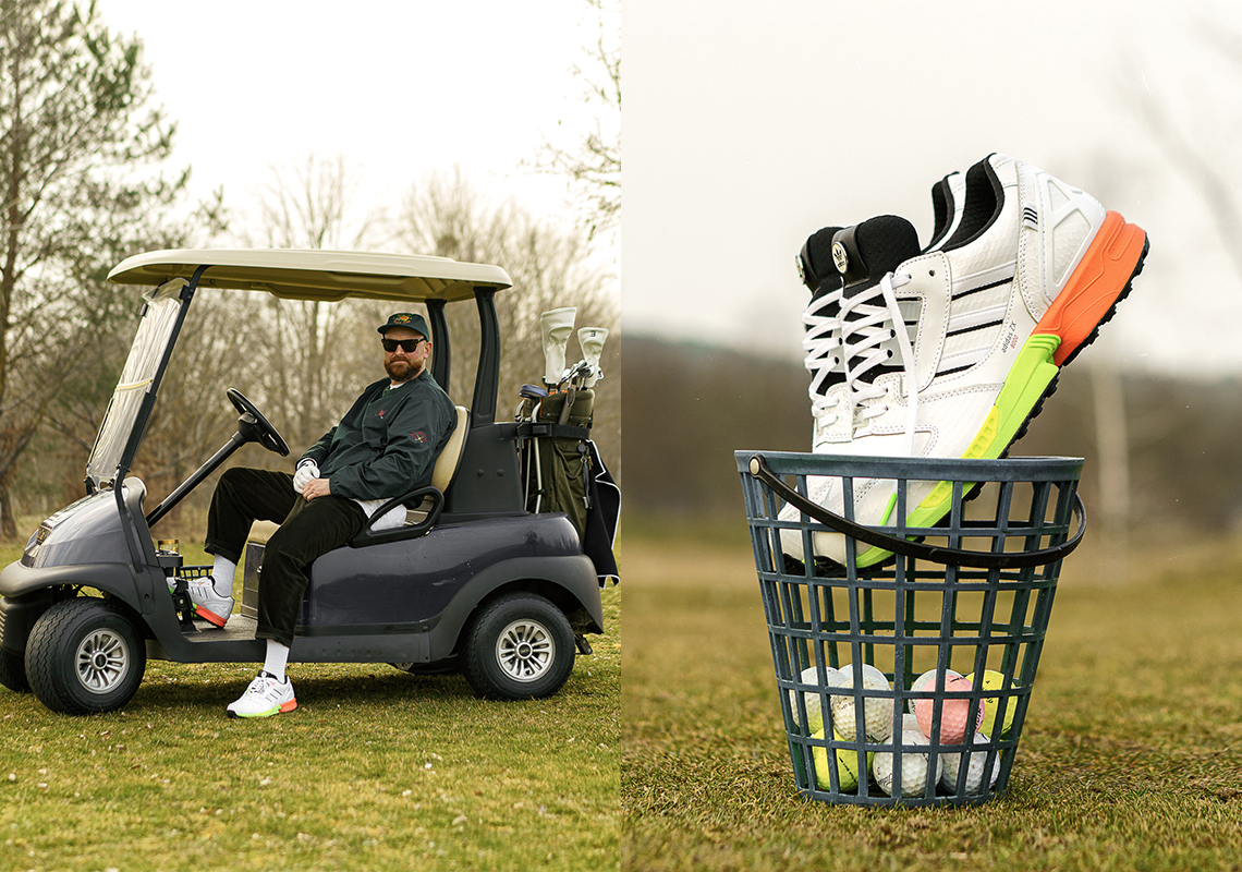 The adidas A-ZX 8000 "Golf" Features Textured Exteriors, Magnetic Markers, And More