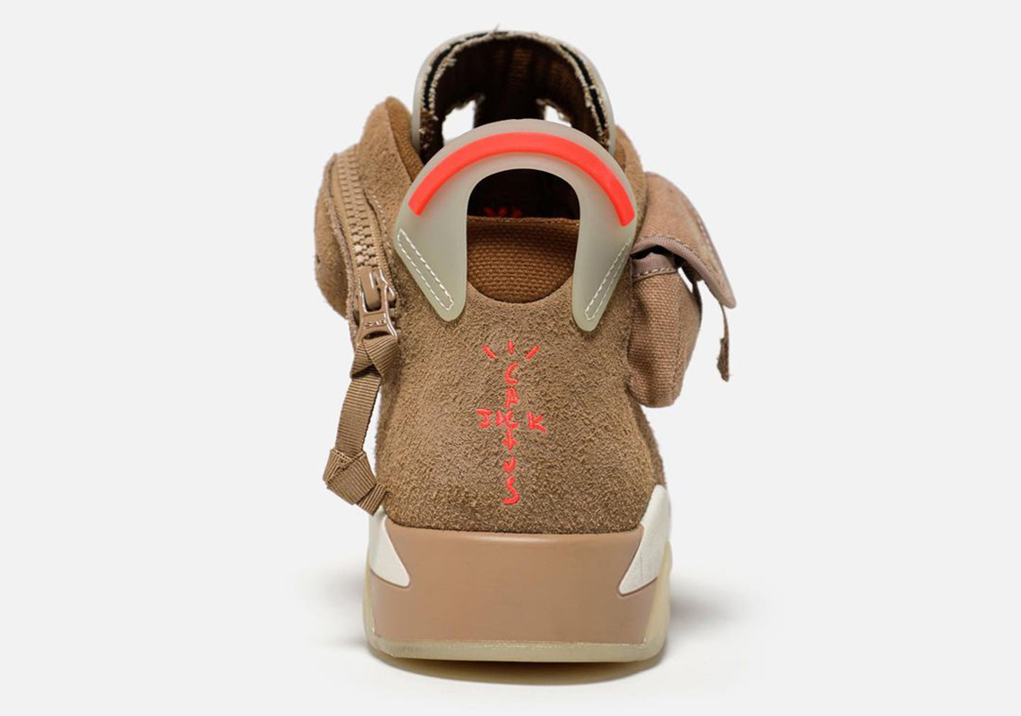 Travis Scott Air Jordan 6 British Khaki 3