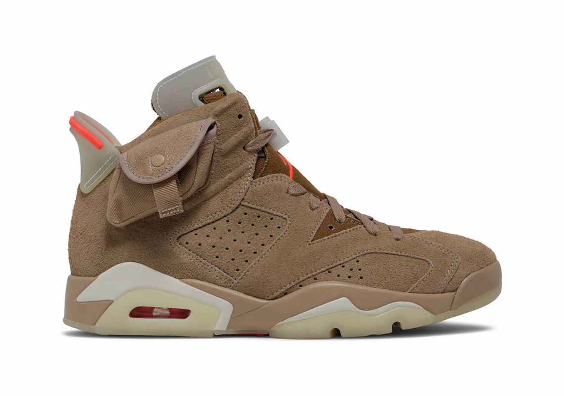 Travis Scott Air Jordan 6 British Khaki Release Date 1