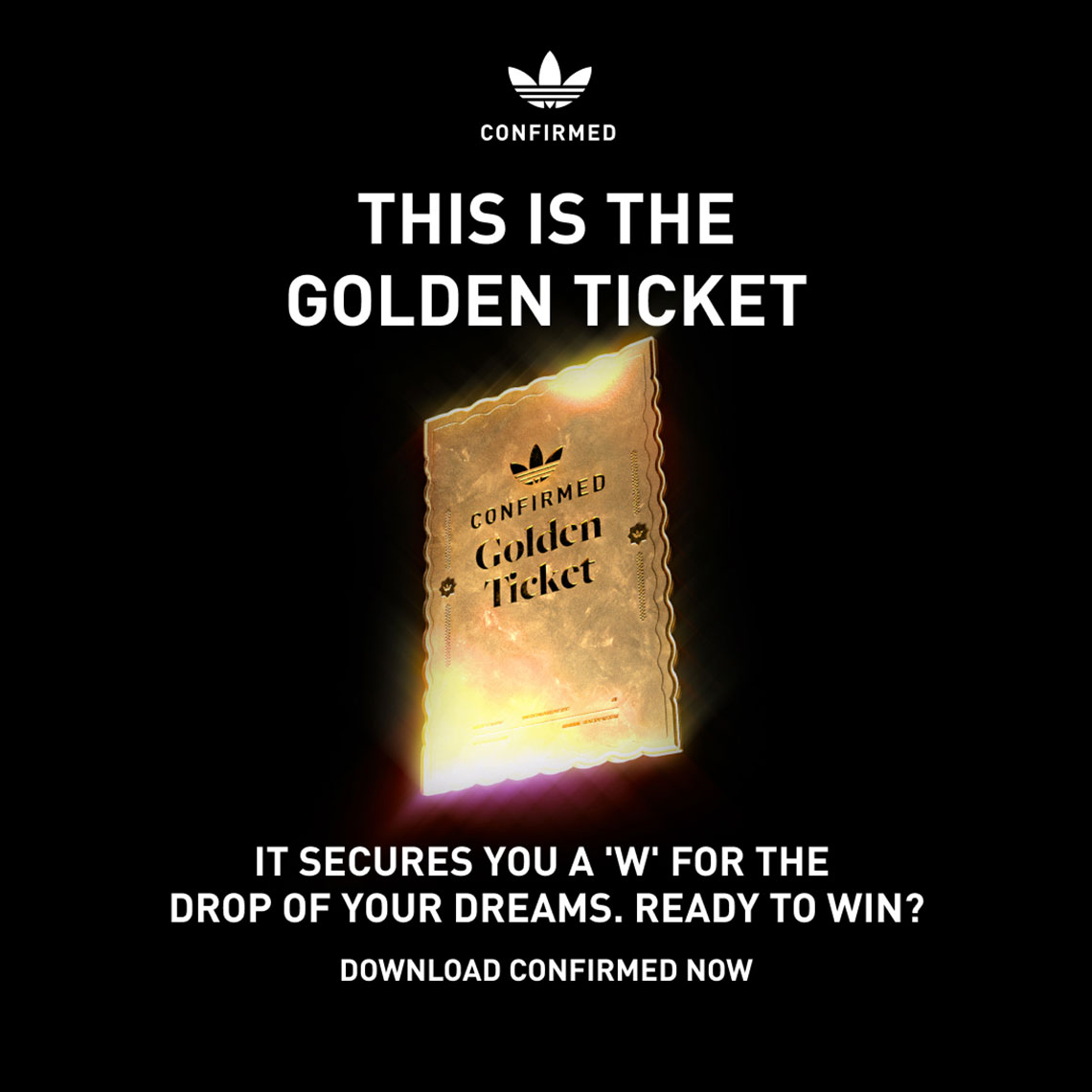 Adidas Confirmed Golden Ticket 2