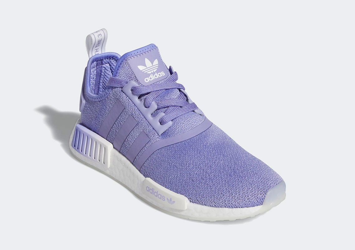 Adidas Nmd R1 Wmns Cloud White Light Purple Cloud White Gv7759 4