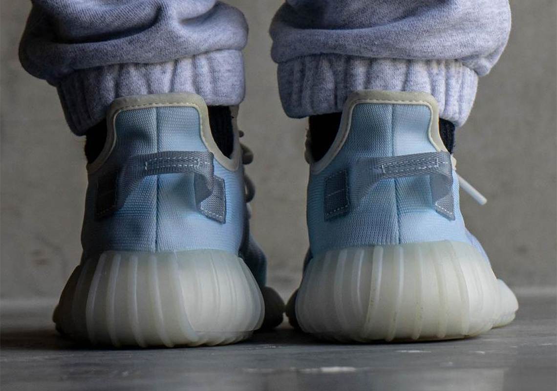 Adidas Yeezy Boost 350 V2 Mono Ice Blue Photos 6