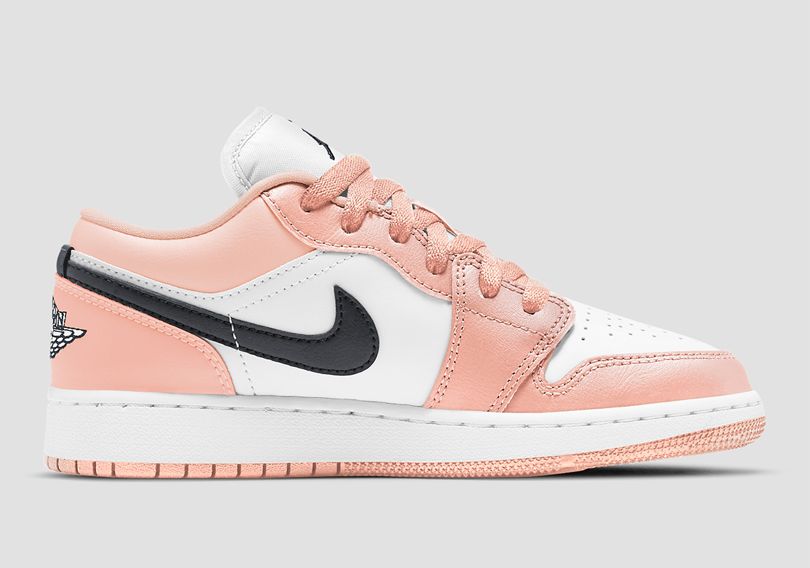 Air Jordan 1 Low Light Arctic Pink 553560 800 3